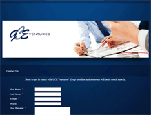 Tablet Screenshot of gceventures.com